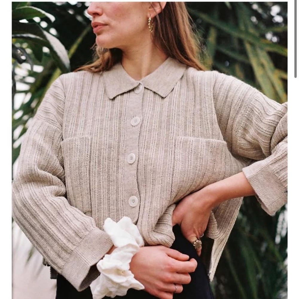 Jaggery Mini Nenna Jumper Sweater in Wild Oat